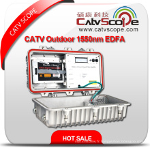 CATV 1550nm Amplificateur à double amplificateur optique d&#39;extérieur EDFA EDFA